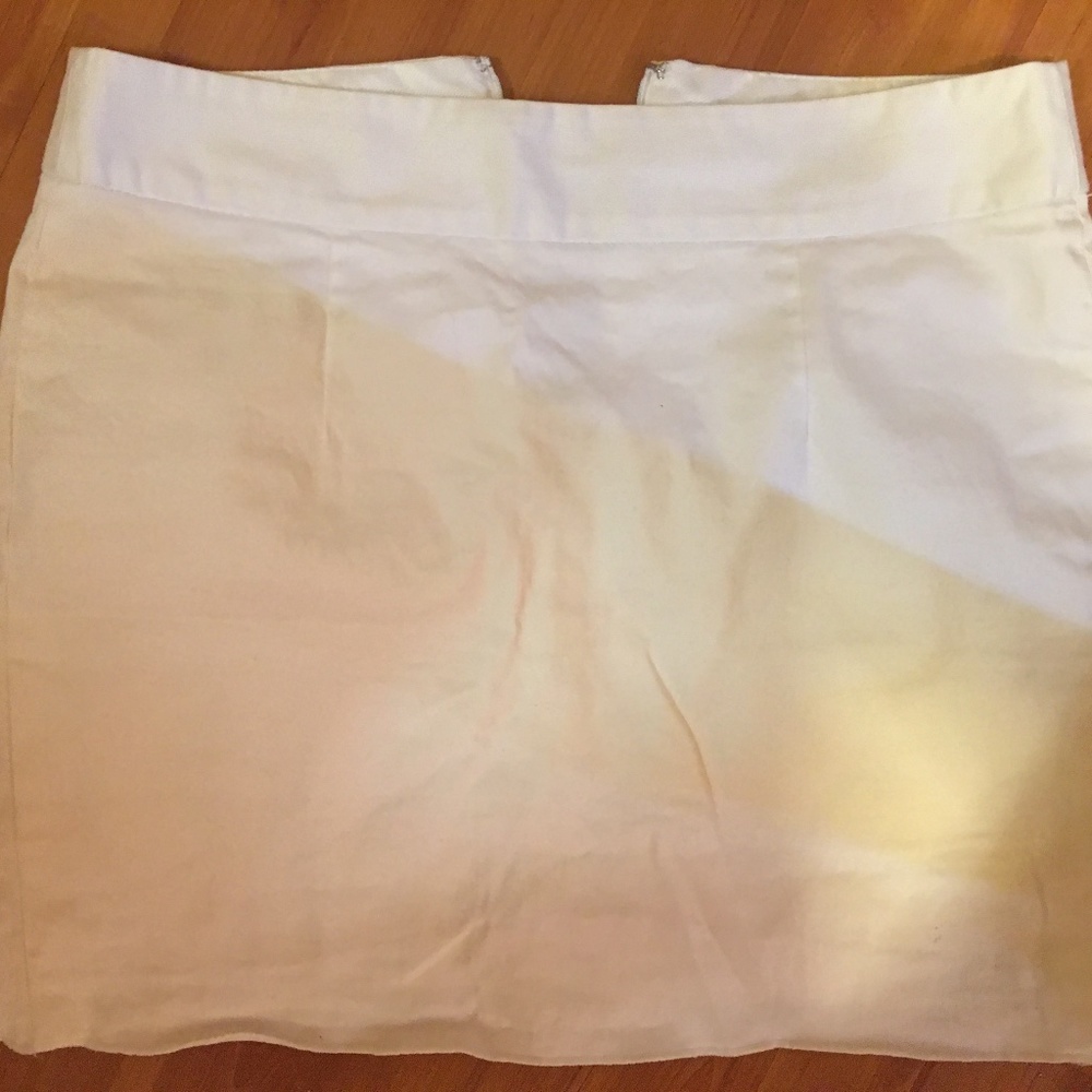 Small White Mini Skirt